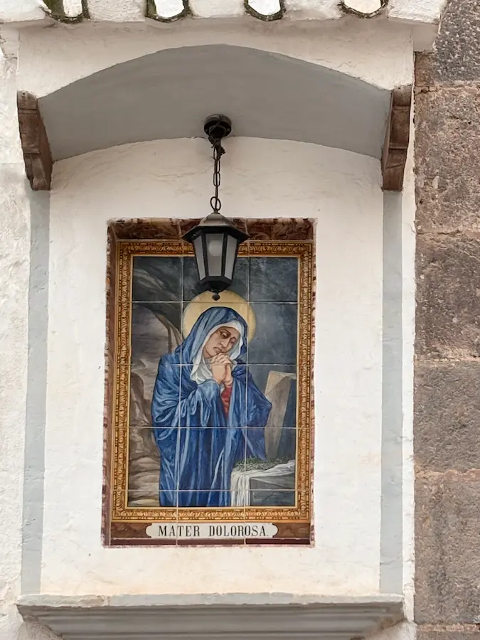 Capilla devocional cerámica en el centro histórico de Onda