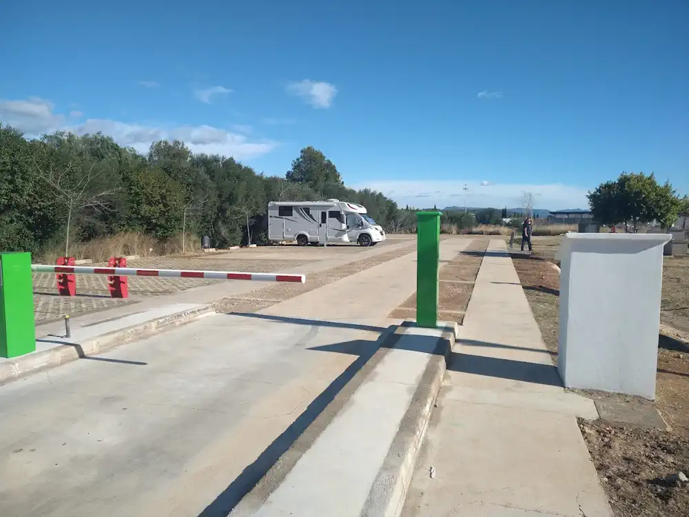 Entorno del área de autocaravanas de Onda