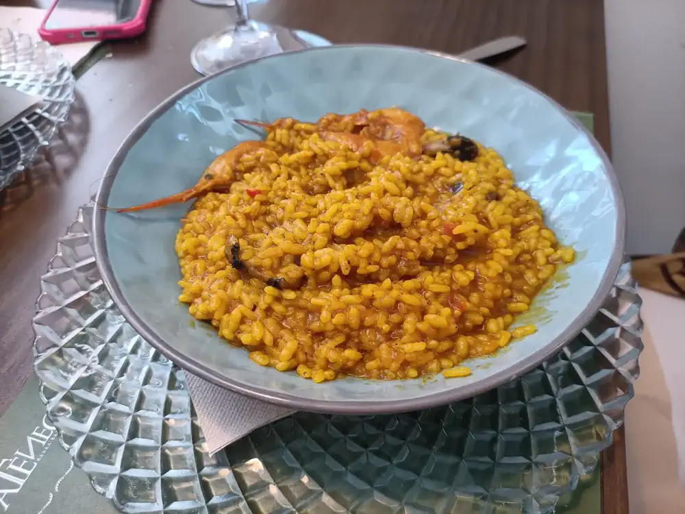 Arroz con marisco en Ateneo Barra Bar, Onda