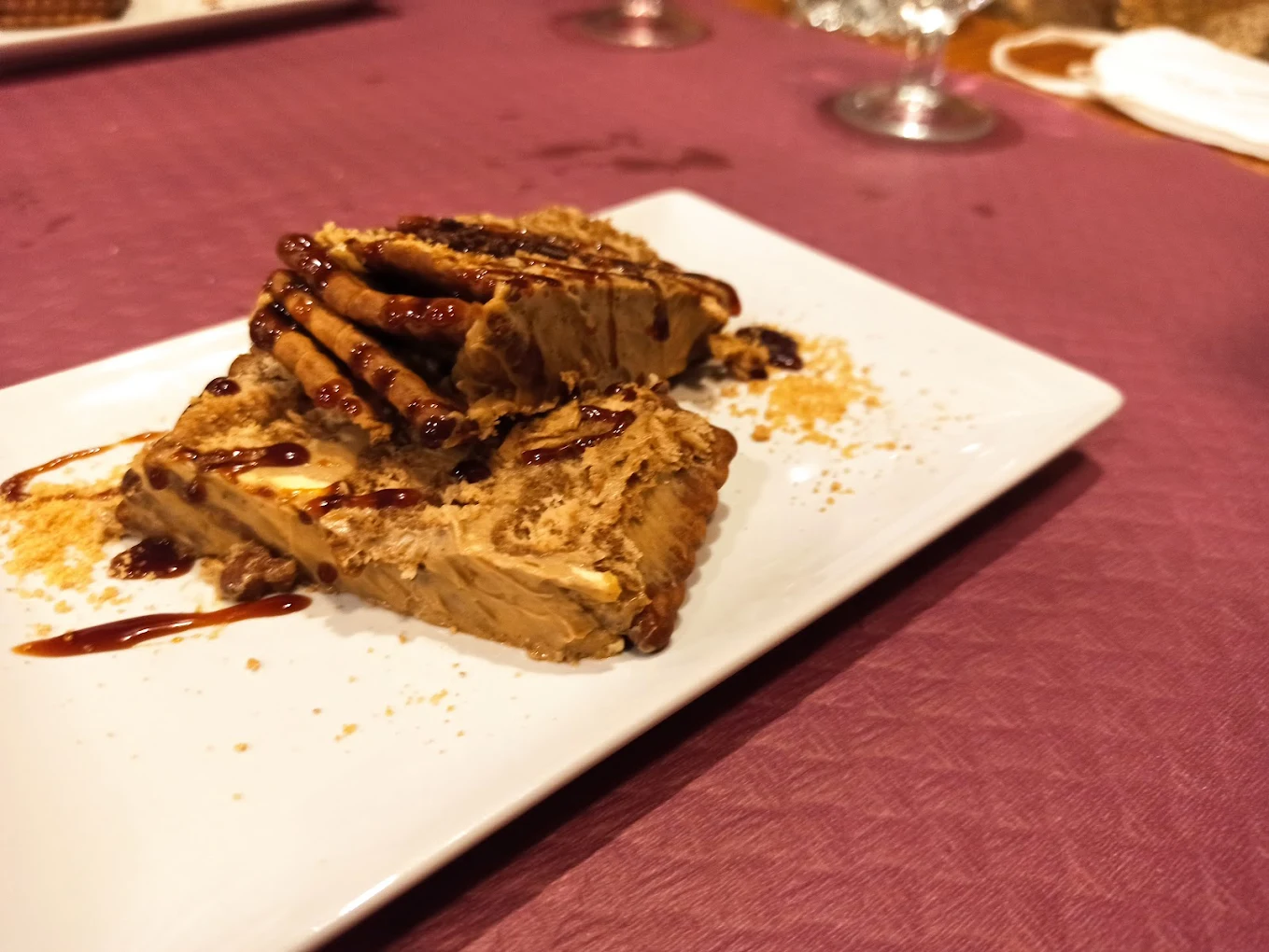 Postre casero del Bar Manzaneda