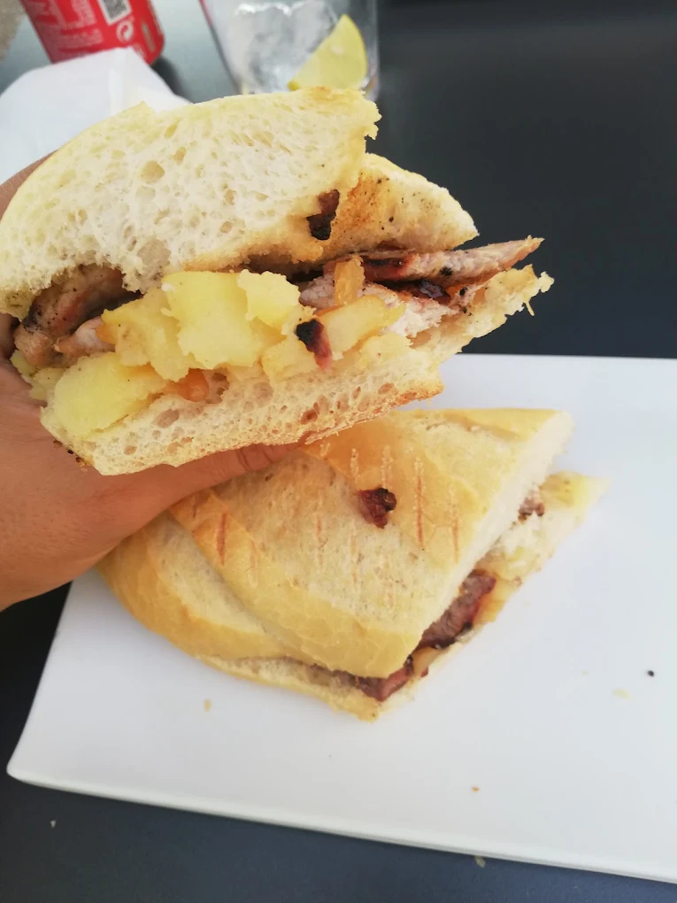 Bocadillo a la brasa de Era Blanca