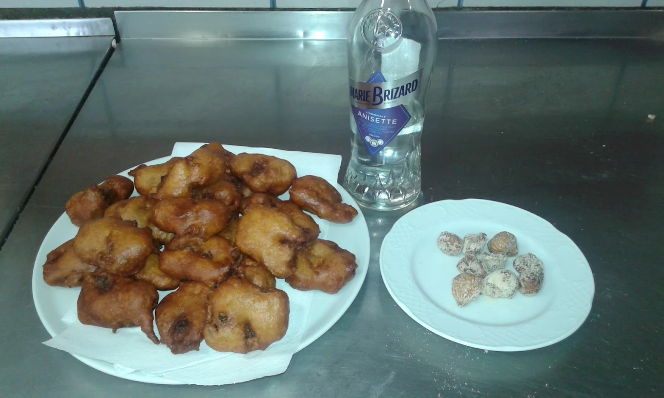 Buñuelos caseros de postre