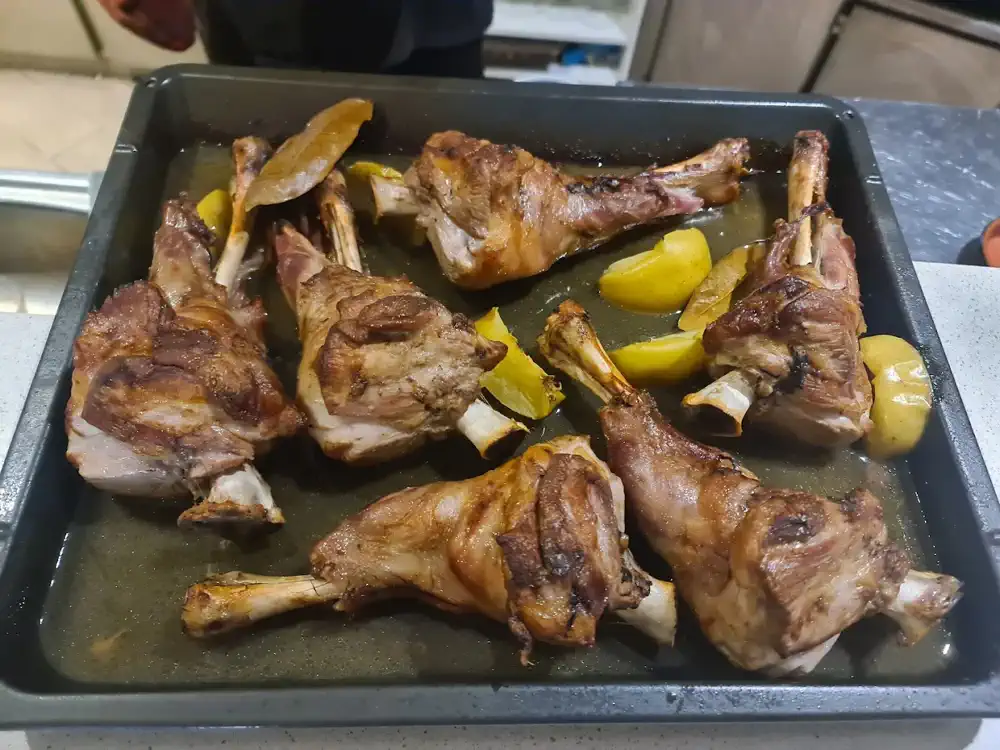 Paletillas de cordero al horno