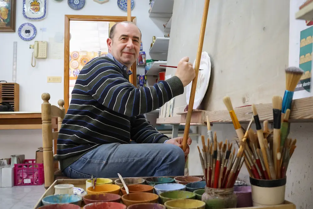 Francisco García Gisbert, ceramista de Ceràmica Artesans en Onda