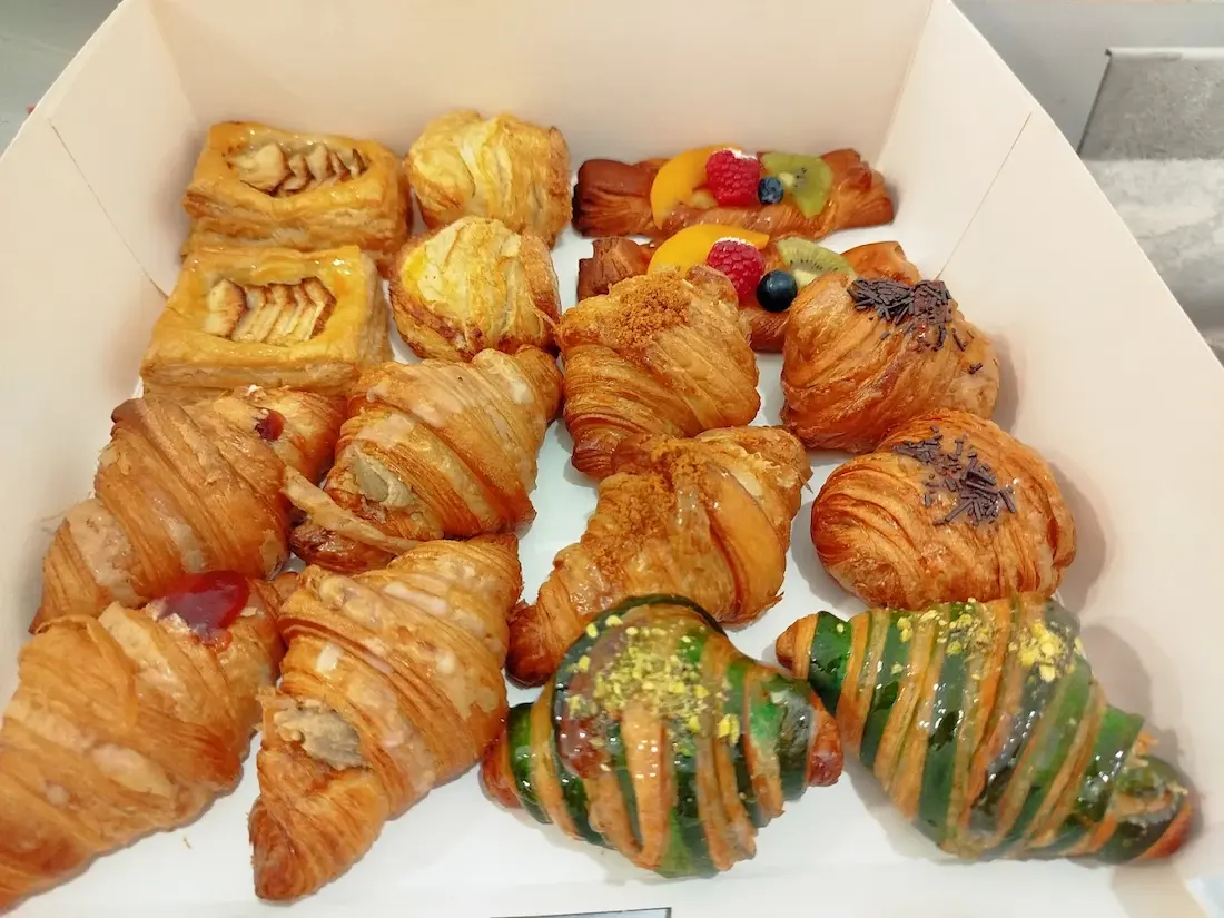 Croissants rellenos de L'Obrador de Maria Onda