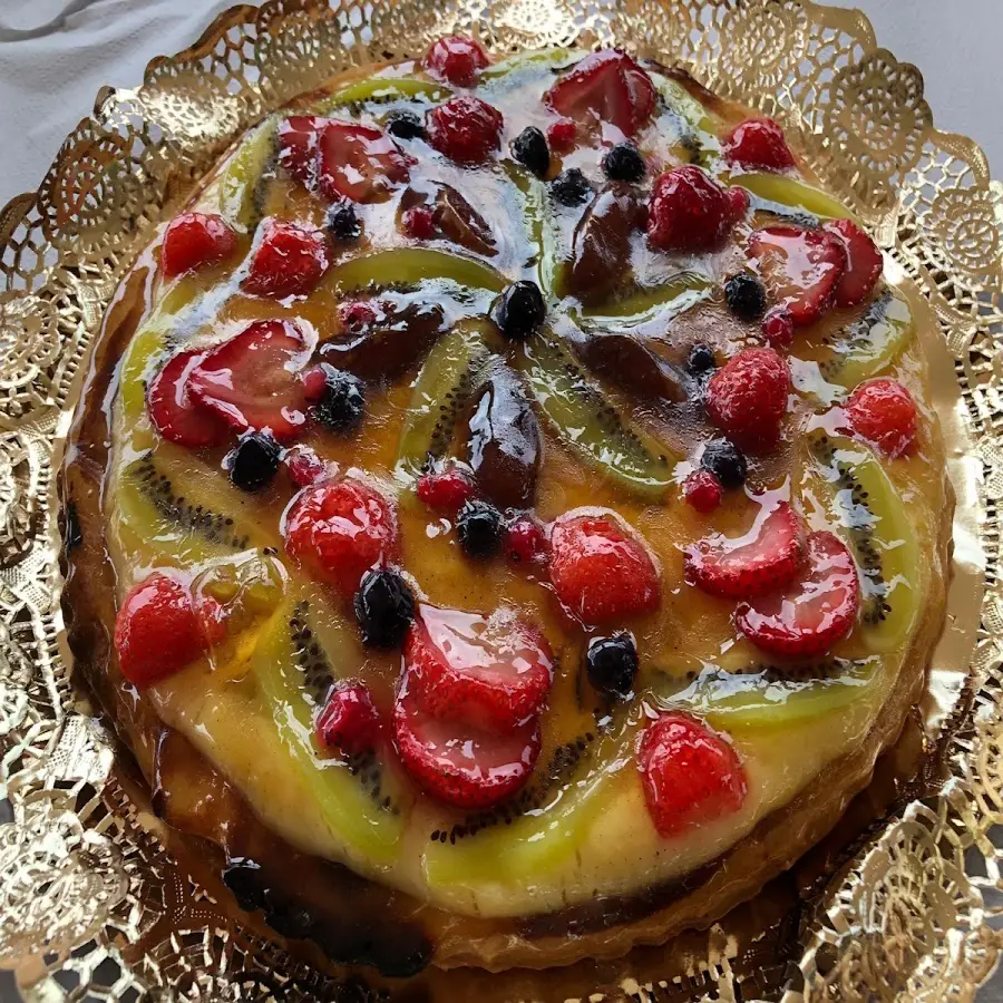 Tarta de frutas de Pastelería Piquer, Onda