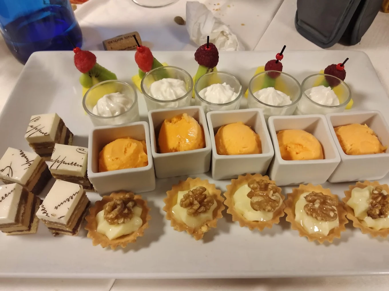 Surtido de postres del Restaurante Palmito