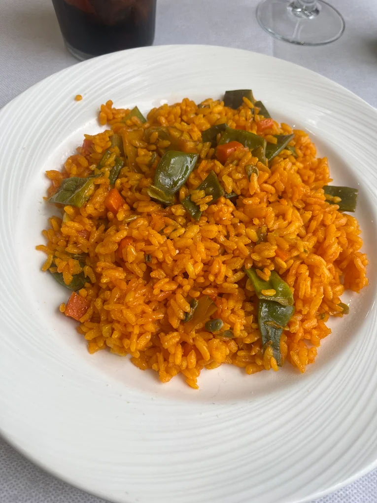 Arroz con verduras en Restaurante Toledo