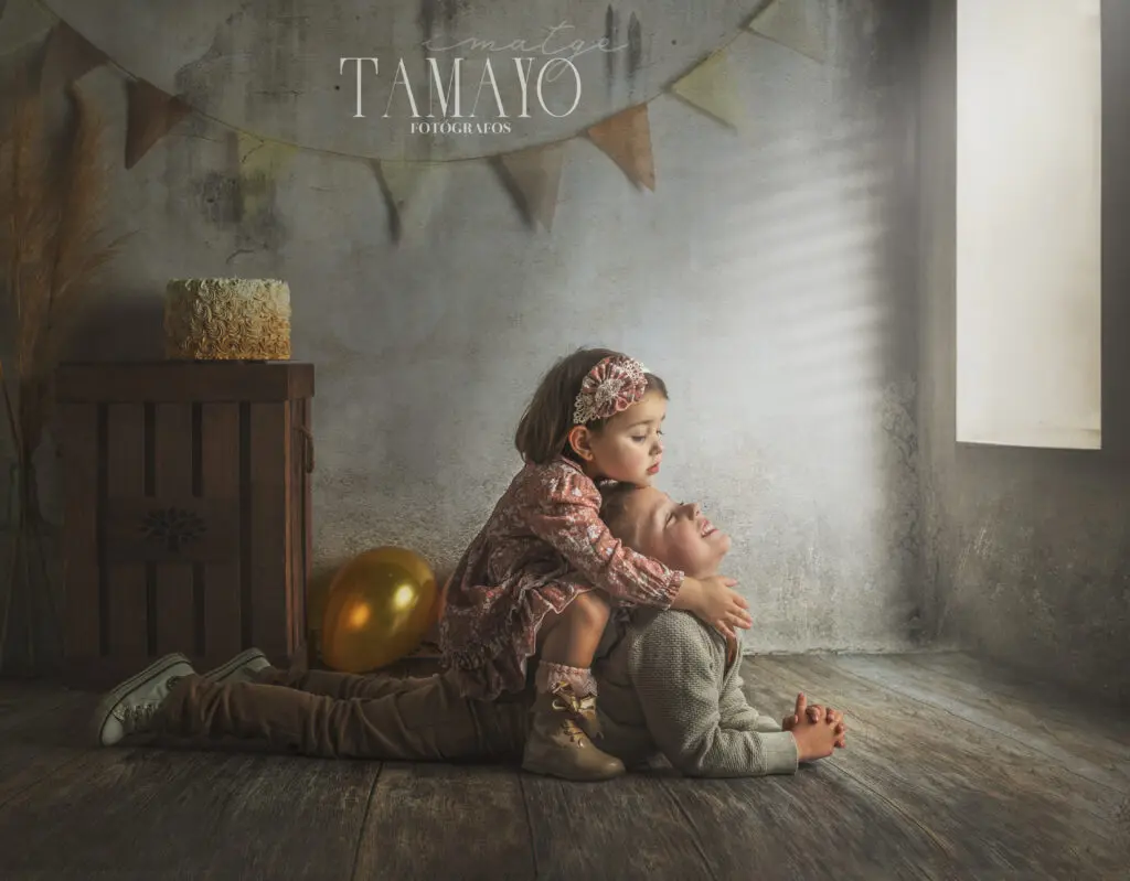 Fotografía infantil en estudio con luz natural, Tamayoimatge Onda
